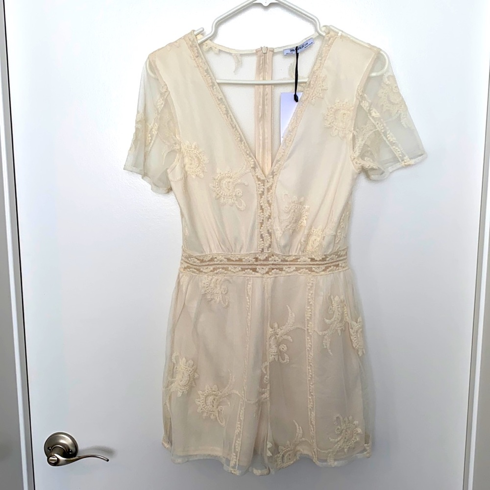 Zara Short lace jumpsuit